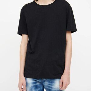 Gucci: Black Short Sleeve Back Logo T-shirt (Large)